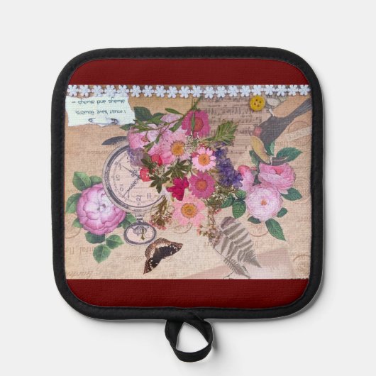 I Must Have Flowers, Monet, 鍋敷き (正面)