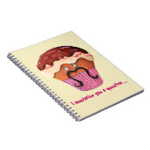 I mustache you a questionのカップケーキ ノートブック (右側)