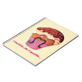 I mustache you a questionのカップケーキ ノートブック (左側)