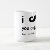 I mustache you a questionのマグ コーヒーマグカップ (中央)