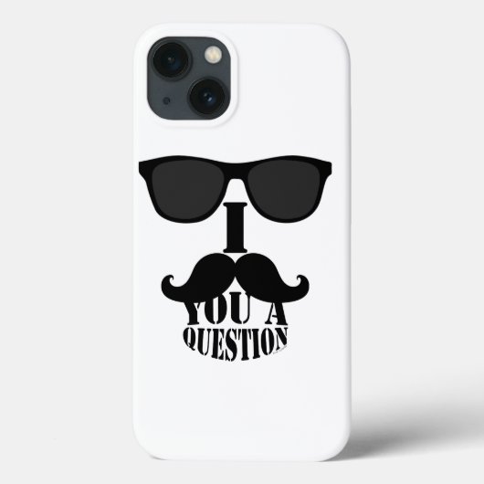 I mustache you a questionの変装 Case-Mate iPhoneケース (裏面)