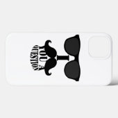 I mustache you a questionの変装 Case-Mate iPhoneケース (裏面 (横))