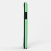 i mustache you a questionの小型パステル調の緑 Case-Mate iPhoneケース (裏面/右)