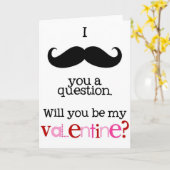 i mustache you a question カード (黄色い花)