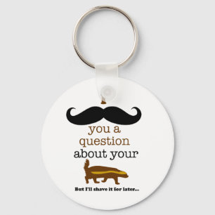 i mustache you a question キーホルダー