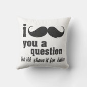 I mustache you a question クッション (裏面)