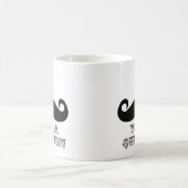 i mustache you a question コーヒーマグカップ (中央)