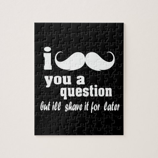 I mustache you a question ジグソーパズル (縦)