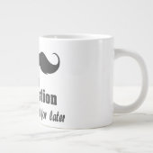 I mustache you a question ジャンボコーヒーマグカップ (右)