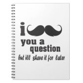 I mustache you a question ノートブック (正面)
