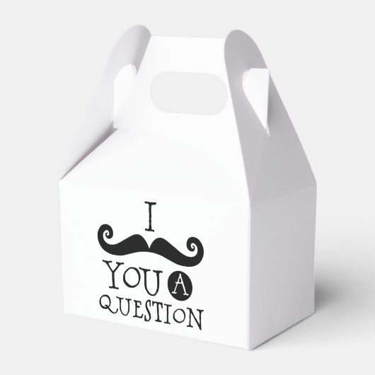 i mustache you a question フェイバーボックス (正面サイド)