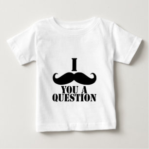 I mustache you a question ベビーTシャツ