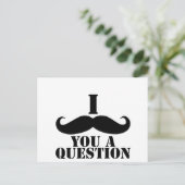 I mustache you a question ポストカード (スタンド正面)