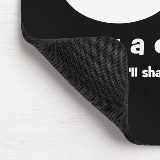 I mustache you a question マウスパッド (コーナー)