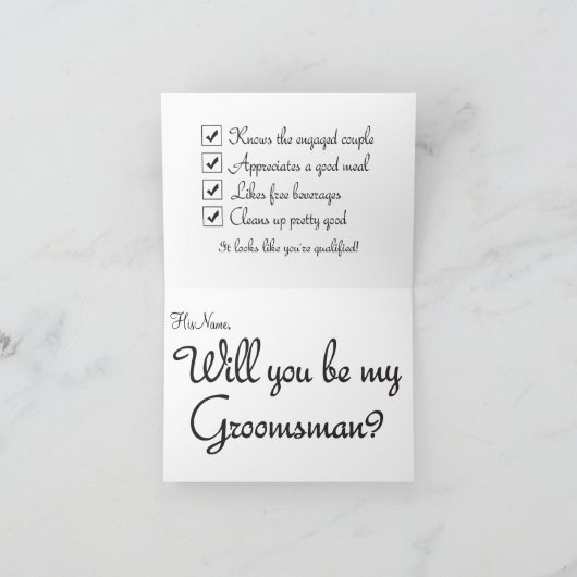 I mustache you a question、俺の部下か？ 招待状 (内部)