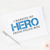 I My Hero -結婚した Police Wife 長方形シール (封筒)
