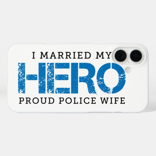 I My Hero -結婚した Police Wife Case-Mate iPhoneケース (裏面 (横))