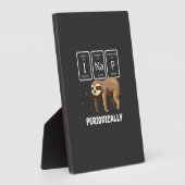 I Nap Periodically Science Sloth Periodic Table El フォトプラーク (側面)