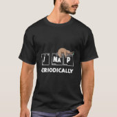 I Nap Periodically Science Sloth Periodic Table Tシャツ (正面)