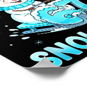 I Need 6 7 Snow Days Christmas Snowman Teacher Stu ポスター (角)