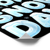 I Need 6 Or 7 Snow Days Funny 67 Winter Meme Teach ポスター (角)