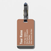 I Need a Vacation from This Vacation Funny Sayings ラゲッジタグ (裏面縦)