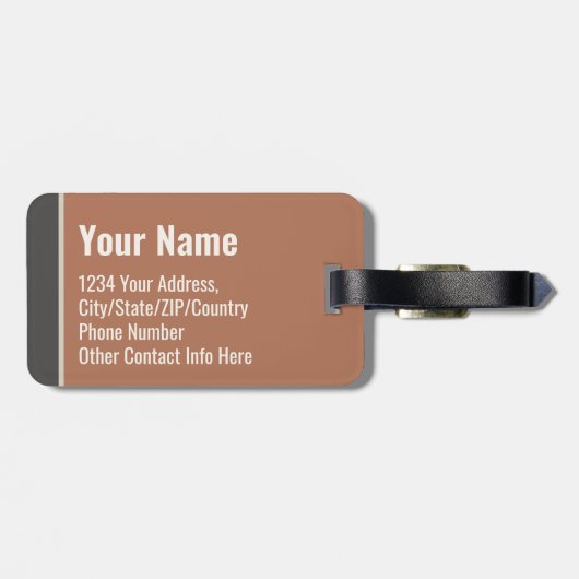 I Need a Vacation from This Vacation Funny Sayings ラゲッジタグ (裏面横)