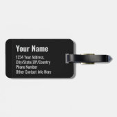 I Need a Vacation from This Vacation Funny Travel ラゲッジタグ (裏面横)