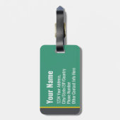 I Need a Vacation from This Vacation Funny Travel ラゲッジタグ (裏面縦)