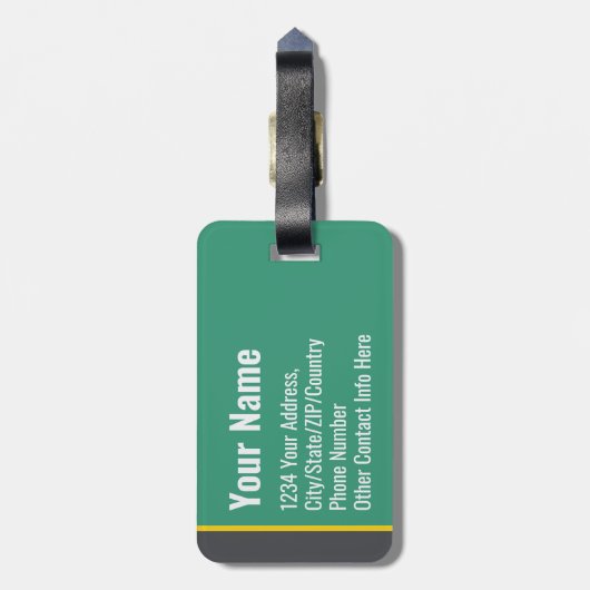 I Need a Vacation from This Vacation Funny Travel ラゲッジタグ (裏面縦)