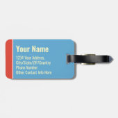 I Need a Vacation from This Vacation Funny Trendy ラゲッジタグ (裏面横)