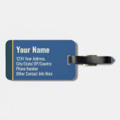 I Need a Vacation from This Vacation Travel Humor ラゲッジタグ (裏面横)