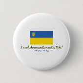 I-Need-Ammo-Zelensky 缶バッジ (正面)