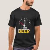 I Need Beer Right Meow Beer Tシャツ (正面)