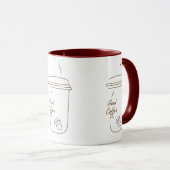 I Need Coffee Cute Doodle Mug マグカップ (正面右)