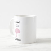 I Need Coffee - Funny Coffee Lover Mug" コーヒーマグカップ (正面左)