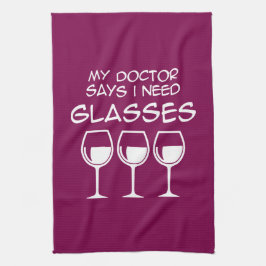 I need glasses キッチンタオル