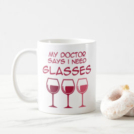 I need glasses コーヒーマグカップ