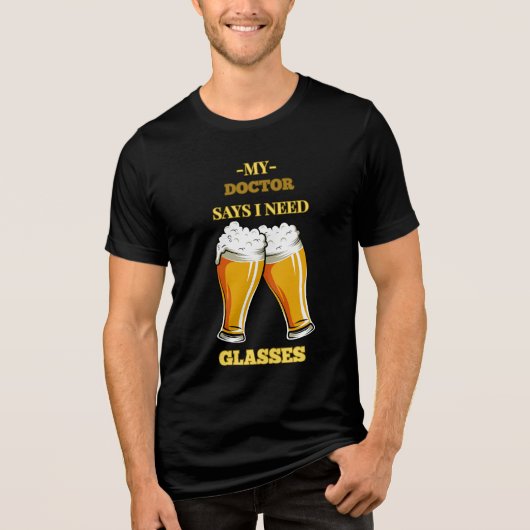 I need glasses トライブレンドＴシャツ (正面)