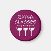 I need glasses マグネット (正面)