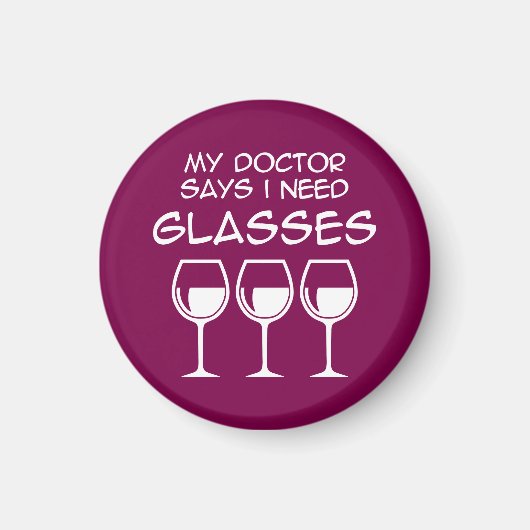 I need glasses マグネット (正面)