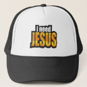 I need JESUS - Christian キャップ (正面)