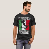 I Need Keine Therapie I Must Nur After Italy Vinta Tシャツ (正面フル)