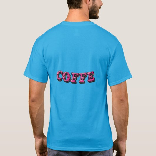 I need love and coffee tシャツ (裏面)