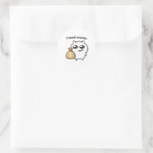 I Need Money Meme Sticker – Funny Relatable Cute ラウンドシール (バッグ)