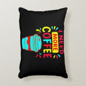 I NEED MORE COFFEE アクセントクッション (正面(垂直))