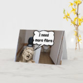 I need more fibre. カード (黄色い花)