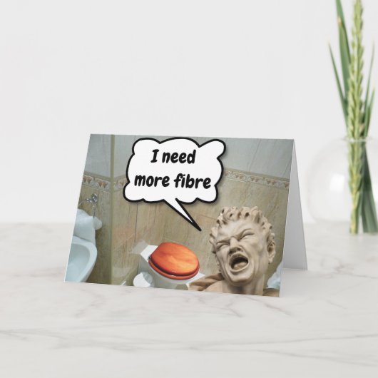 I need more fibre. カード (正面)