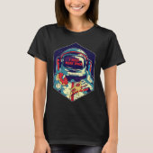 I Need More Space To Eat My Food Space Astronaut Tシャツ (正面)