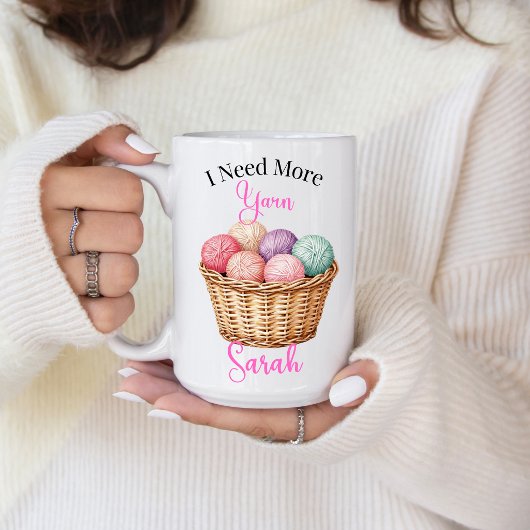 I Need More Yarn Coffee Mug コーヒーマグカップ